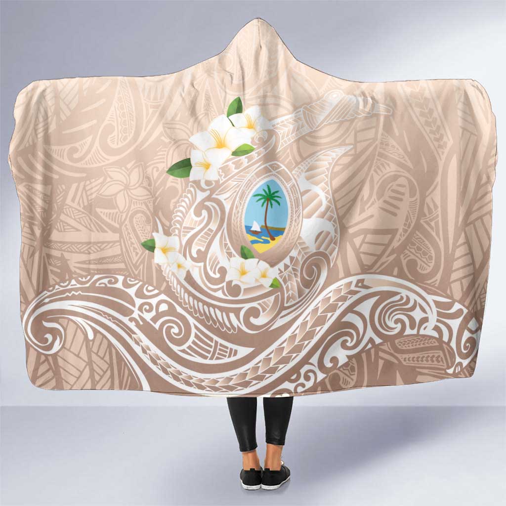 Guam Fishhook Mix Guasali Flowers Hooded Blanket Dreaming Hazel