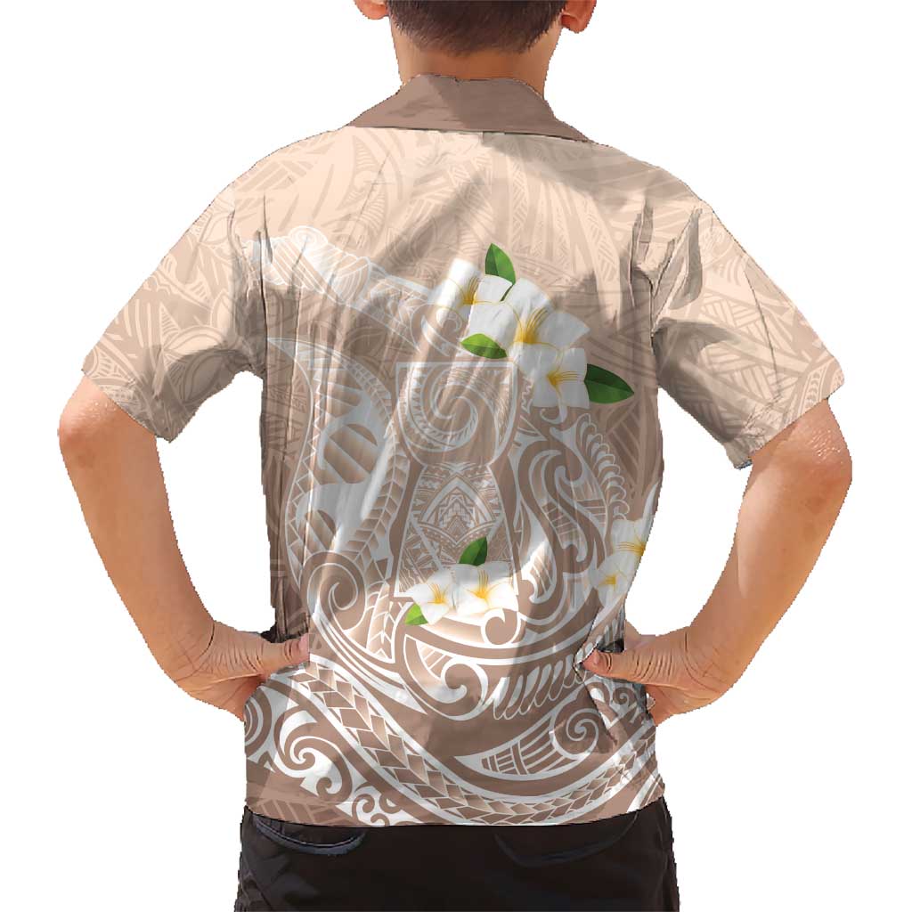 Guam Fishhook Mix Guasali Flowers Kid Hawaiian Shirt Dreaming Hazel