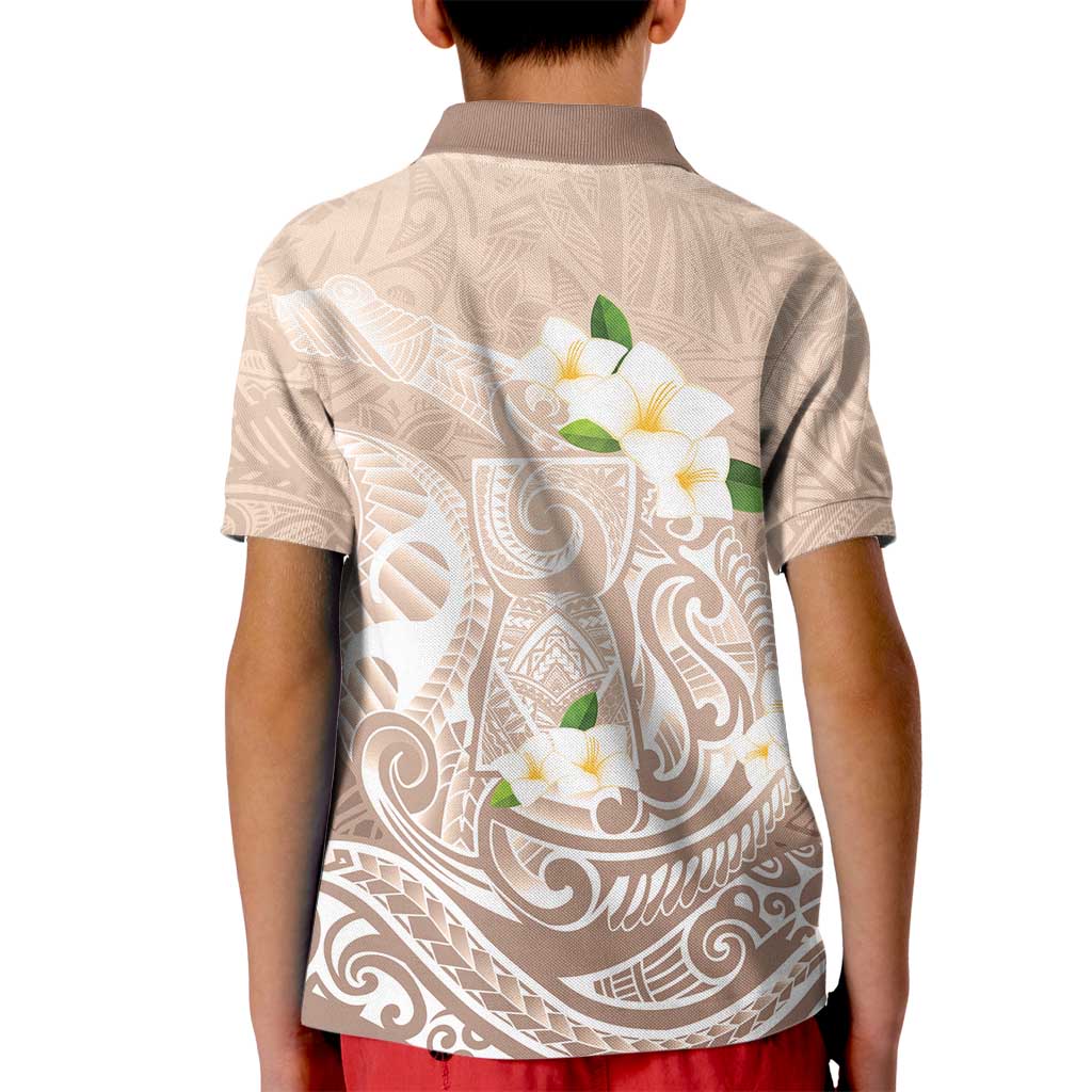 Guam Fishhook Mix Guasali Flowers Kid Polo Shirt Dreaming Hazel
