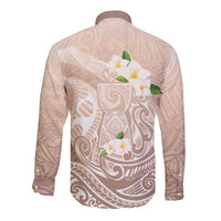 Guam Fishhook Mix Guasali Flowers Long Sleeve Button Shirt Dreaming Hazel