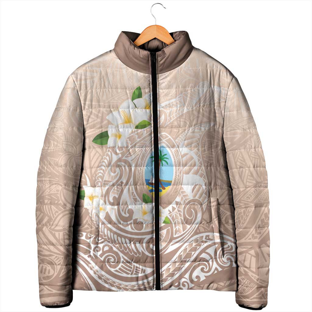Guam Fishhook Mix Guasali Flowers Padded Jacket Dreaming Hazel LT7 - Polynesian Pride
