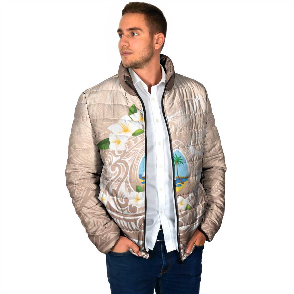 Guam Fishhook Mix Guasali Flowers Padded Jacket Dreaming Hazel LT7 - Polynesian Pride