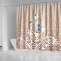 Guam Fishhook Mix Guasali Flowers Shower Curtain Dreaming Hazel