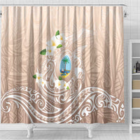 Guam Fishhook Mix Guasali Flowers Shower Curtain Dreaming Hazel
