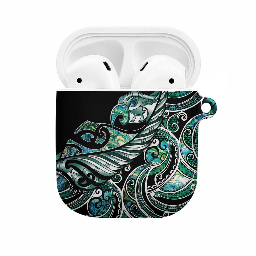 Maori Matariki - Manaia AirPods Case Emerald Paua Shell