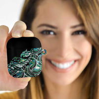 Maori Matariki - Manaia AirPods Case Emerald Paua Shell