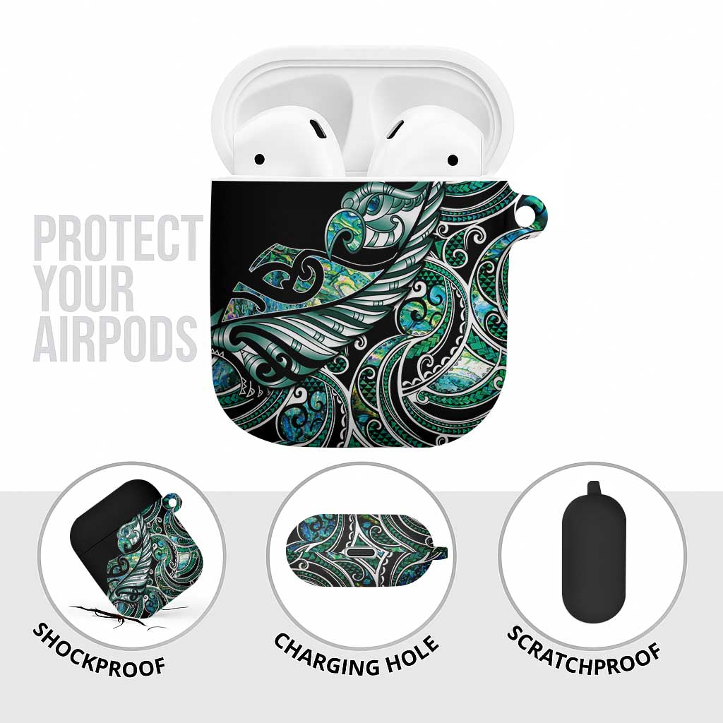 Maori Matariki - Manaia AirPods Case Emerald Paua Shell