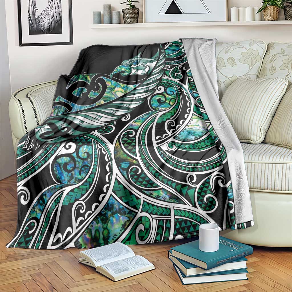 Maori Matariki - Manaia Blanket Emerald Paua Shell