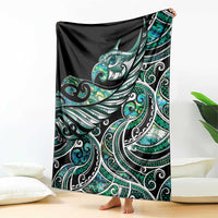 Maori Matariki - Manaia Blanket Emerald Paua Shell