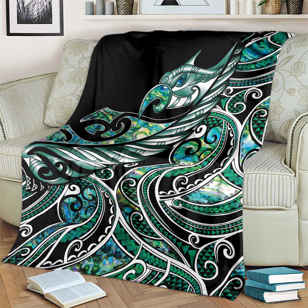 Maori Matariki - Manaia Blanket Emerald Paua Shell
