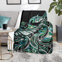 Maori Matariki - Manaia Blanket Emerald Paua Shell