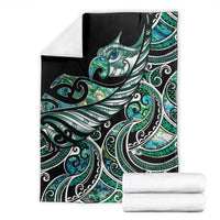Maori Matariki - Manaia Blanket Emerald Paua Shell