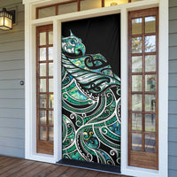 Maori Matariki - Manaia Door Cover Emerald Paua Shell