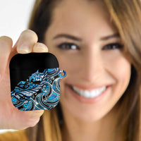 Maori Matariki - Manaia AirPods Case Galaxy Blue Paua Shell