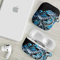 Maori Matariki - Manaia AirPods Case Galaxy Blue Paua Shell