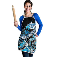 Maori Matariki - Manaia Apron Galaxy Blue Paua Shell