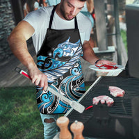 Maori Matariki - Manaia Apron Galaxy Blue Paua Shell