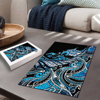Maori Matariki - Manaia Puzzle Galaxy Blue Paua Shell