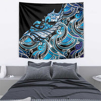 Maori Matariki - Manaia Tapestry Galaxy Blue Paua Shell