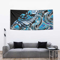 Maori Matariki - Manaia Tapestry Galaxy Blue Paua Shell