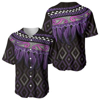 Aotearoa Maori Ngati Porou Iwi Baseball Jersey Korowai Tukutuku Kaokao Motifs LT7 - Polynesian Pride
