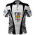 Personalised Fiji Rugby Polo Shirt 2023 World Cup History Makers - White Ver LT7 White - Polynesian Pride