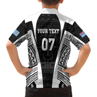 personalised-fiji-rugby-family-matching-off-shoulder-maxi-dress-and-hawaiian-shirt-2023-world-cup-history-makers-black-ver