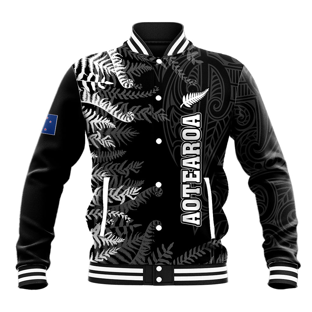 personalised-new-zealand-rugby-baseball-jacket-silver-fern-basic-2023-world-cup