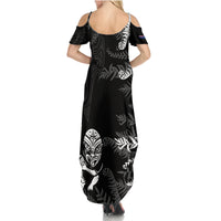 personalised-new-zealand-rugby-family-matching-summer-maxi-dress-and-hawaiian-shirt-silver-fern-basic-2023-world-cup