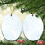 White Sunday Ceramic Ornament Plumeria Tatau Mix Tapa