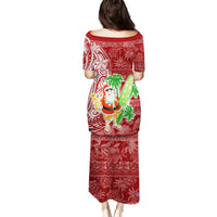 Hawaii Christmas Mele Kalikimaka Puletasi Santa Claus LT7 - Polynesian Pride