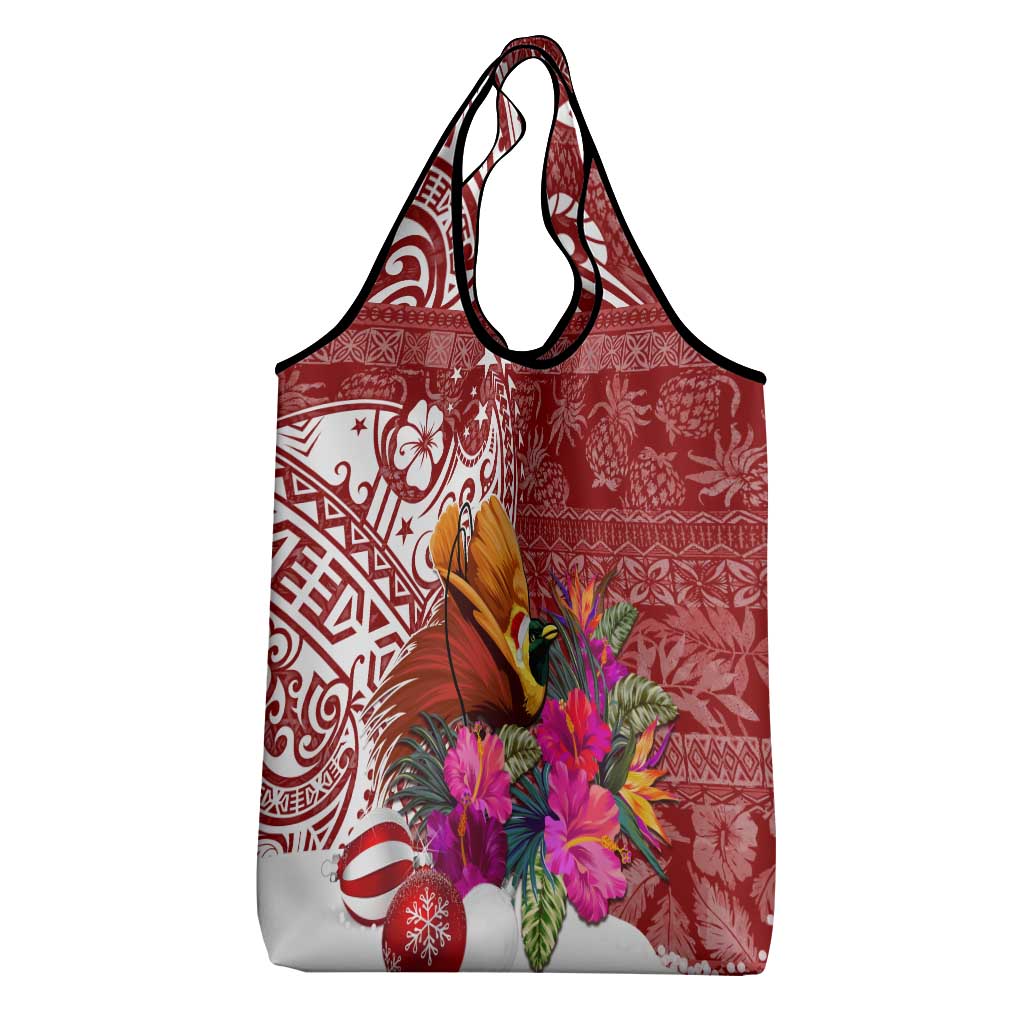 Papua New Guinea Christmas Grocery Bag Bird-of-Paradise Special