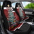 Personalised New Zealand Maori Christmas Car Seat Cover Xmas Fern Mix Kowhawhai