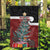 Personalised New Zealand Maori Christmas Garden Flag Xmas Fern Mix Kowhawhai