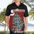 Personalised New Zealand Maori Christmas Hawaiian Shirt Xmas Fern Mix Kowhawhai