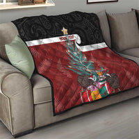 Personalised New Zealand Maori Christmas Quilt Xmas Fern Mix Kowhawhai LT7 - Polynesian Pride