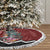 Personalised New Zealand Christmas Tree Skirt Xmas Fern and Kiwi Birds