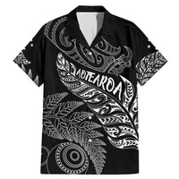 Aotearoa Personalized Lawn Bowls Maori Family Matching Mermaid Dress and Hawaiian Shirt New Zealand Black Tribal Silver Fern - Polynesian Pride