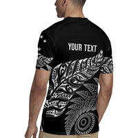 Aotearoa Personalized Lawn Bowls Maori Rugby Jersey New Zealand Black Tribal Silver Fern - Polynesian Pride