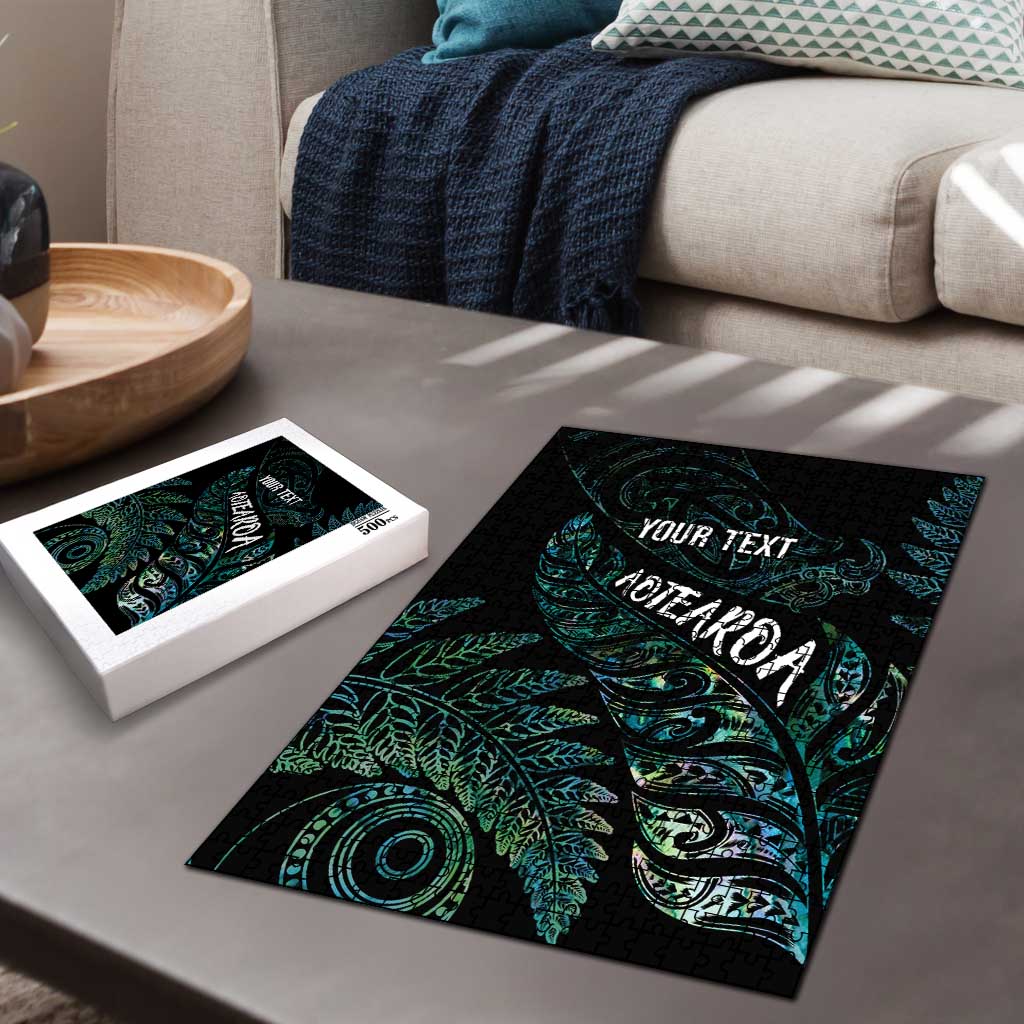 Aotearoa Personalized Lawn Bowls Maori Puzzle New Zealand Paua Shell Tribal Silver Fern - Polynesian Pride