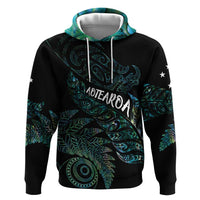 Aotearoa Personalized Lawn Bowls Maori Zip Hoodie New Zealand Paua Shell Tribal Silver Fern - Polynesian Pride