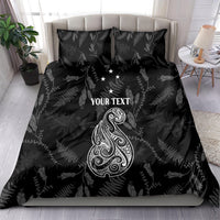 Personalised Maori Waitangi Bedding Set New Zealand Silver Fern Mix Kowhai Flowers LT7 - Polynesian Pride