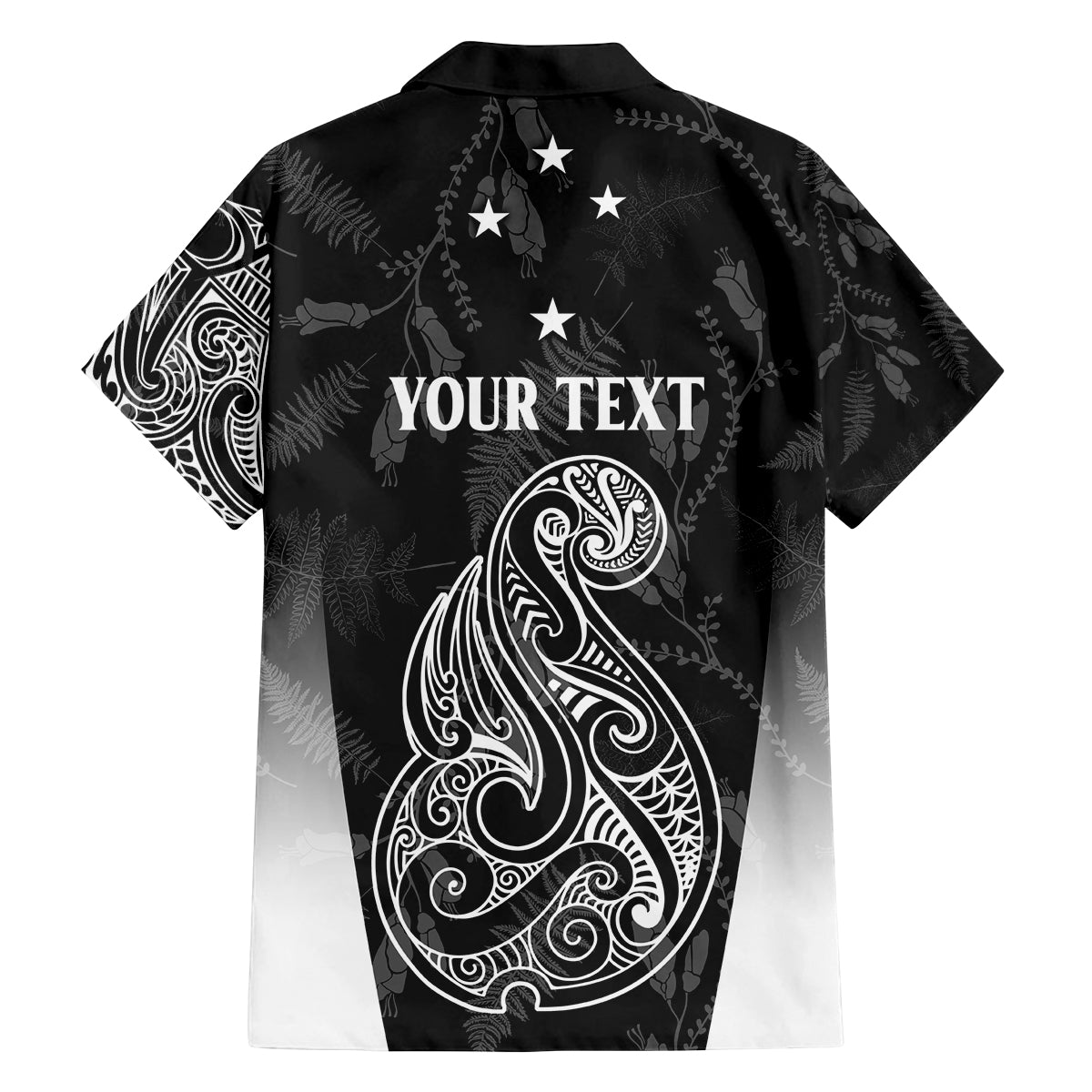 Personalised Maori Waitangi Family Matching Long Sleeve Bodycon Dress and Hawaiian Shirt New Zealand Silver Fern Mix Kowhai Flowers LT7 - Polynesian Pride