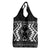 Personalised Taniko Motifs Aotearoa Grocery Bag Waitangi Kowhaiwhai Kiwi - Monochrome