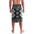 Personalised Taniko Motifs Aotearoa Lavalava Waitangi Kowhaiwhai Kiwi - Monochrome