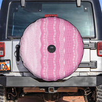 Vintage Pink Hawaiian Traditional Kapa Mix Flowers Lei Spare Tire Cover LT7 Pink - Polynesian Pride