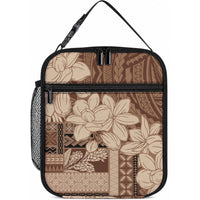Samoa Women's Day Lunch Bag Tiale Flower Mix Siapo Tapa
