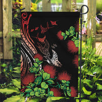 Aloha Hawaii Manta Rays Garden Flag Red Ohia Lehua