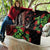 Aloha Hawaii Manta Rays Quilt Red Ohia Lehua