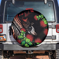 Aloha Hawaii Manta Rays Spare Tire Cover Red Ohia Lehua